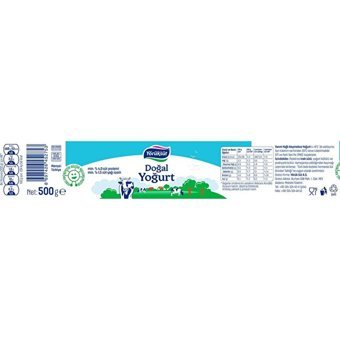 Yörüksüt Doğal Kaymaksız Yoğurt 500 gr