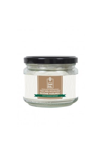 Mehmet Sandal Koyun Keçi Süzme Kaymaksız Yoğurt 250 gr