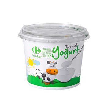 Carrefour Tam Yağlı Kaymaksız Yoğurt 1.5 kg