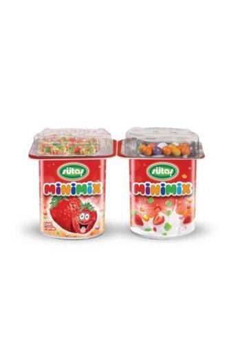 Sütaş Minimix Meyveli Kaymaksız Yoğurt 2x85 gr