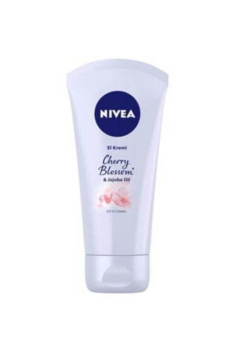 Nivea Cherry Blossom Jojoba Yağlı Normal Ciltler Organik Vegan Parfümlü El Kremi 75 ml