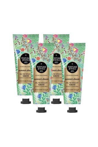 Eyüp Sabri Tuncer Summer Dream Zeytinyağlı Tüm Ciltler Organik Vegan Parfümlü El Kremi 4×50 ml