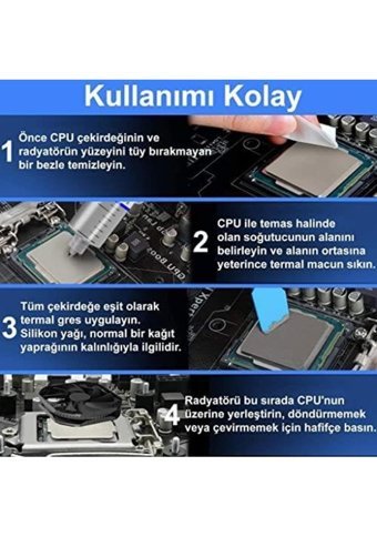 Thermal Grease HY-510 1.93 W/mk Şırınga İşlemci Termal Macun 30 gr