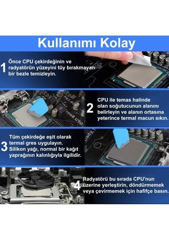Thermal Grease HY-510 1.93 W/mk Şırınga İşlemci Termal Macun 5 gr