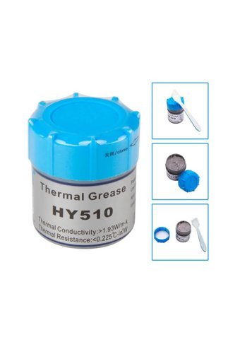 Thermal Grease HY-510 1.93 W/mk Kavanoz Ekran Kartı İşlemci Laptop PS3 PS4 Termal Macun 10 gr