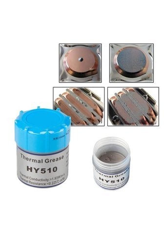 Thermal Grease HY-510 1.93 W/mk Kavanoz Ekran Kartı İşlemci Laptop PS3 PS4 Termal Macun 10 gr