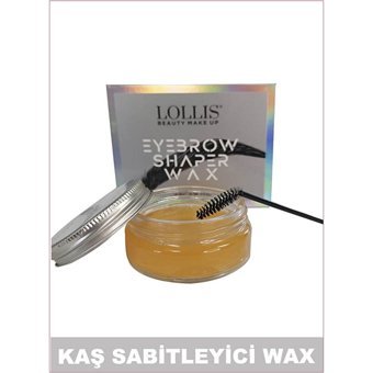 Lollis Şeffaf Wax Kaş Sabitleyici