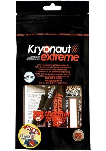 Thermal Grizzly KryonautExtreme 14.2 W/mk Şırınga Ekran Kartı İşlemci Laptop Termal Macun 2 gr Temizleme Kiti