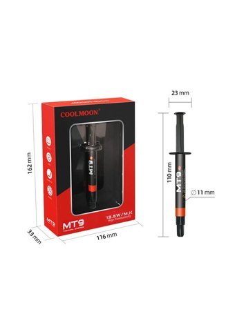 Coolmoon Mt9 13.5 W/mk Şırınga İşlemci Termal Macun 4 gr