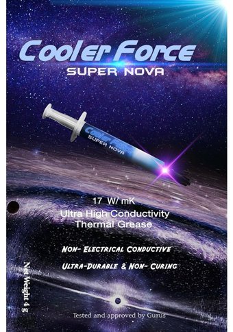 Cooler Force SuperNova17W/mK 17 W/mK Şırınga Termal Macun 4 gr