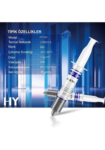 Thermal Grease HY-510 Şırınga Termal Macun 30 gr