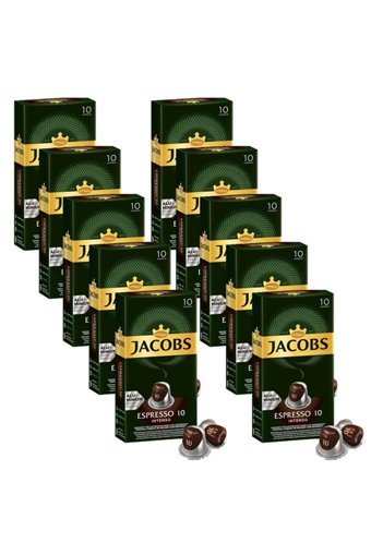 Jacobs 10 Intenso Espresso 10x10'lu Kapsül Kahve