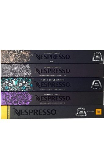 Nespresso Ispirazione Dengeli Italiana Tatlar Serisi 5x10'lu Kapsül Kahve