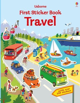 First Sticker Book Travel Sean Longcroft Usborne