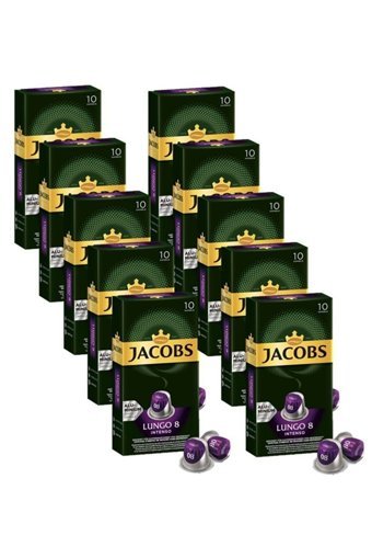 Jacobs 8 Intenso Lungo 10x10'lu Kapsül Kahve