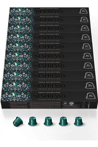 Nespresso Stockholm Fortissio Lungo 10x10'lu Kapsül Kahve