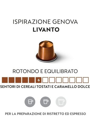 Nespresso Ispirazione Genova Livanto Espresso 10x10'lu Kapsül Kahve