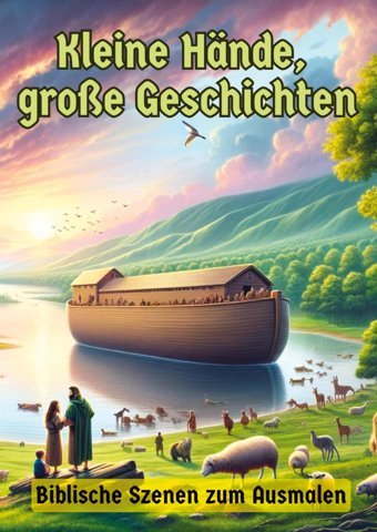 Kleine Hnde, Groe Geschichten: Biblische Szenen Zum Ausmalen Pinselzauber, Maxi Tredition