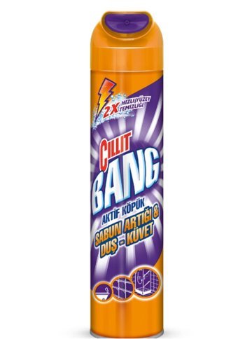Cillit Bang Aktif Köpük Sabun Artığı Duş & Küvet Temizleyici 600 ml