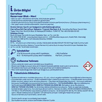 Carrefour Rezervuar Blok Mavi 50 gr