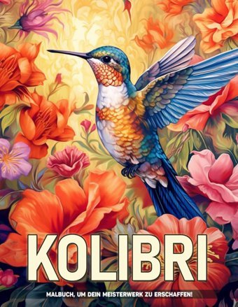 Kolibri Malbuch: Malbuch Zum Ausmalen Der Zarten Schönheit Von Kolibris, Perfekt Für Vogelliebhaber Und Fans Detaillierter Naturkunst Hamza, Mathias Independently Publıshed