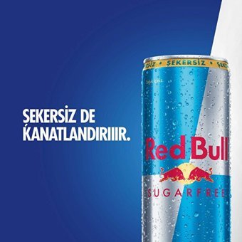 Red Bull Enerji İçeceği Şekersiz 4 Adet 250 ml