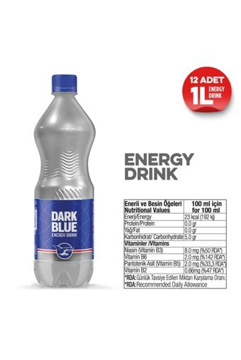 Dark Blue Enerji İçeceği 1 lt