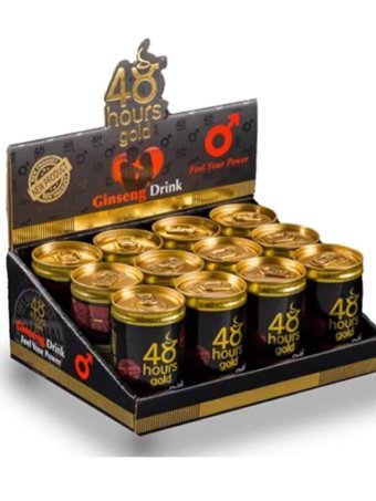 48 Hours Nar Aromalı Enerji İçeceği 12 Adet 100 ml