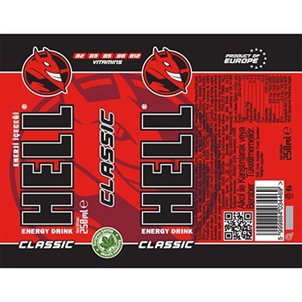 Hell Energy Enerji İçeceği 250 ml