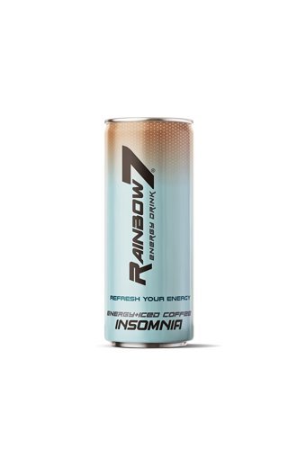 Rainbow7 Kahve Aromalı Enerji İçeceği 24 Adet 250 ml