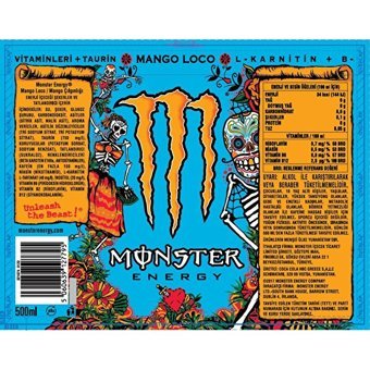 Monster Mango Aromalı Enerji İçeceği 500 ml