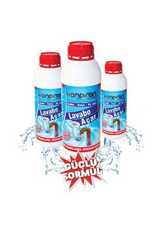 Handiron Lavabo Açıcı Banyo Gider Tıkanık Sıvı Açıcı 1 lt