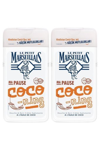Le Petit Marseillais Hindistan Cevizi Aromalı Nemlendirici Duş Jeli 2x250 ml