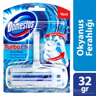Domestos Wc Blok Turbo Etki Okyanus Ferahlığı 32 gr