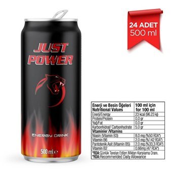 Just Power Enerji İçeceği 24 Adet 500 ml
