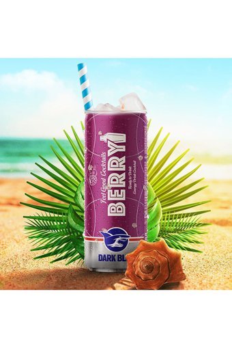 Dark Blue Orman Meyveli Aromalı Enerji İçeceği 12 Adet 250 ml