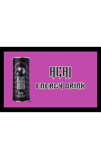 Black Bruin Enerji İçeceği Şekersiz 12 Adet 250 ml