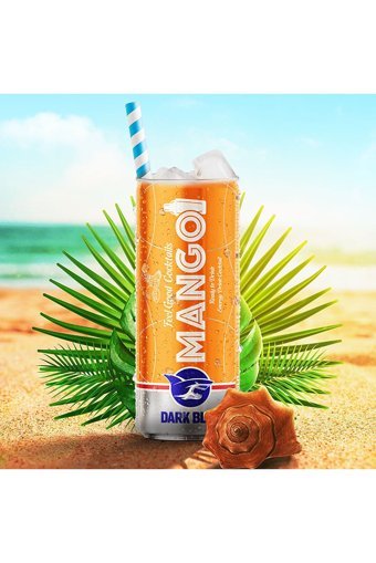 Dark Blue Mango Aromalı Enerji İçeceği 12 Adet 250 ml