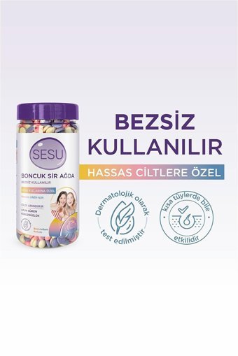 Sesu İlk Adım Hassas Ciltler İçin Boncuk Ağda 3x250 gr
