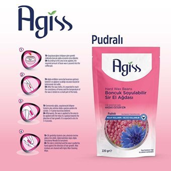 Agıss Soyulabilir Pudralı Hassas Ciltler İçin Boncuk Ağda 220 gr