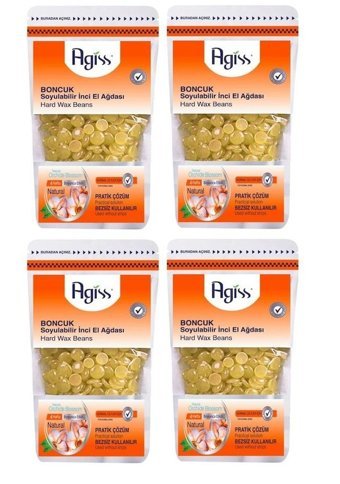 Agıss Natural Normal Ciltler İçin Boncuk Ağda 4x220 gr