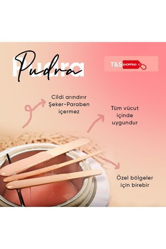 Gogo Pudralı Hassas Ciltler İçin Boncuk Ağda 2x250 gr