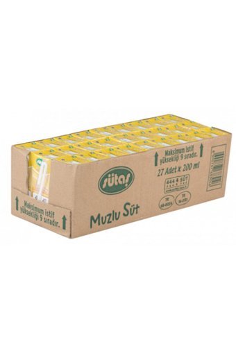 Sütaş Muzlu Süt 27'li 180 ml