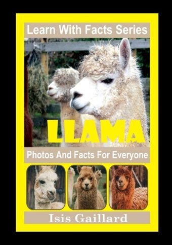 Llama Photos And Facts For Everyone: Animals İn Nature (Learn With Facts Series) Gaillard, Isis Learn Wıth Facts