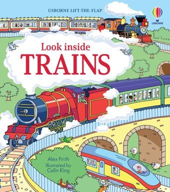 Look Inside Trains Frith, Alex Usborne