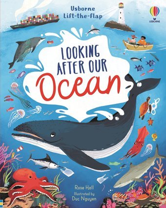 Lift-The-Flap Looking After Our Ocean Rose Hall Usborne