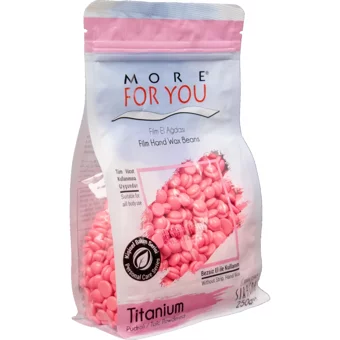 More For You Titanyum Pudralı Hassas Ciltler İçin Boncuk Ağda 250 gr