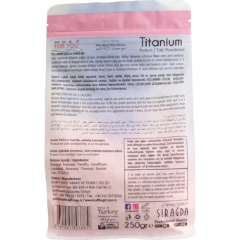 More For You Titanyum Pudralı Hassas Ciltler İçin Boncuk Ağda 250 gr