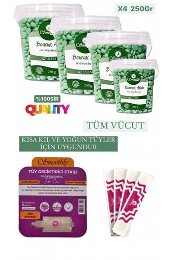 Smoothly Azulen Soyulabilir İçin Boncuk Ağda 4x250 gr