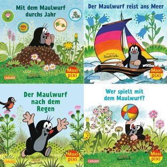 Maxi-Pixi-4Er-Set 99: Neues Vom Maulwurf (4X1 Exemplar) Sörensen, Hanna Carlsen Comics